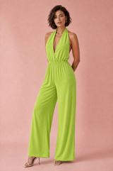 Halternekjumpsuit met blote rug