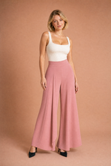 Ruime hoge taille broek