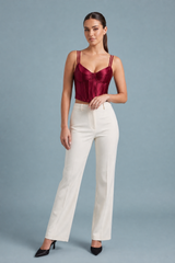 Satijnen vetercorset