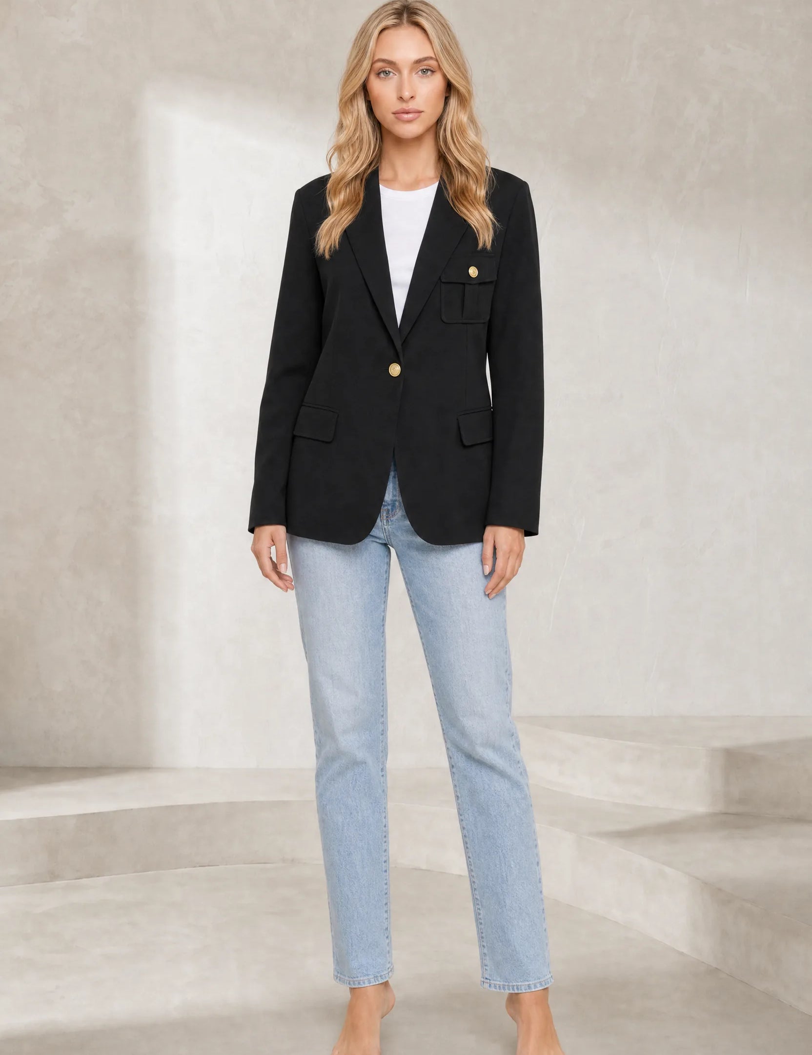 Blazer oversize double boutonné | Lounelle Paris