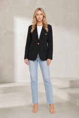 Blazer oversize double boutonné