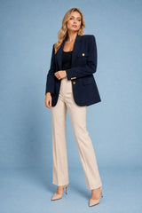 Blazer oversize dubbelgeknoopt
