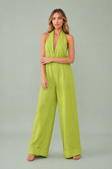 Ruime halterjumpsuit