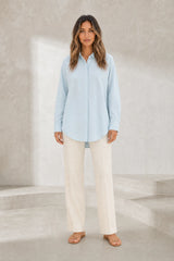 Chemise fluide à col chemise