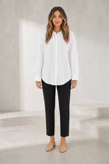 Chemise fluide à col chemise