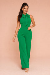 Knope jumpsuit zonder mouwen