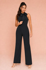 Knope jumpsuit zonder mouwen