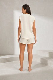 Ensemble short ample col zippé | Lounelle Paris