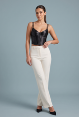 Satijnen vetercorset