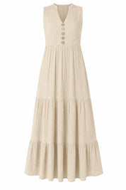 Robe col V à volants | Lounelle Paris