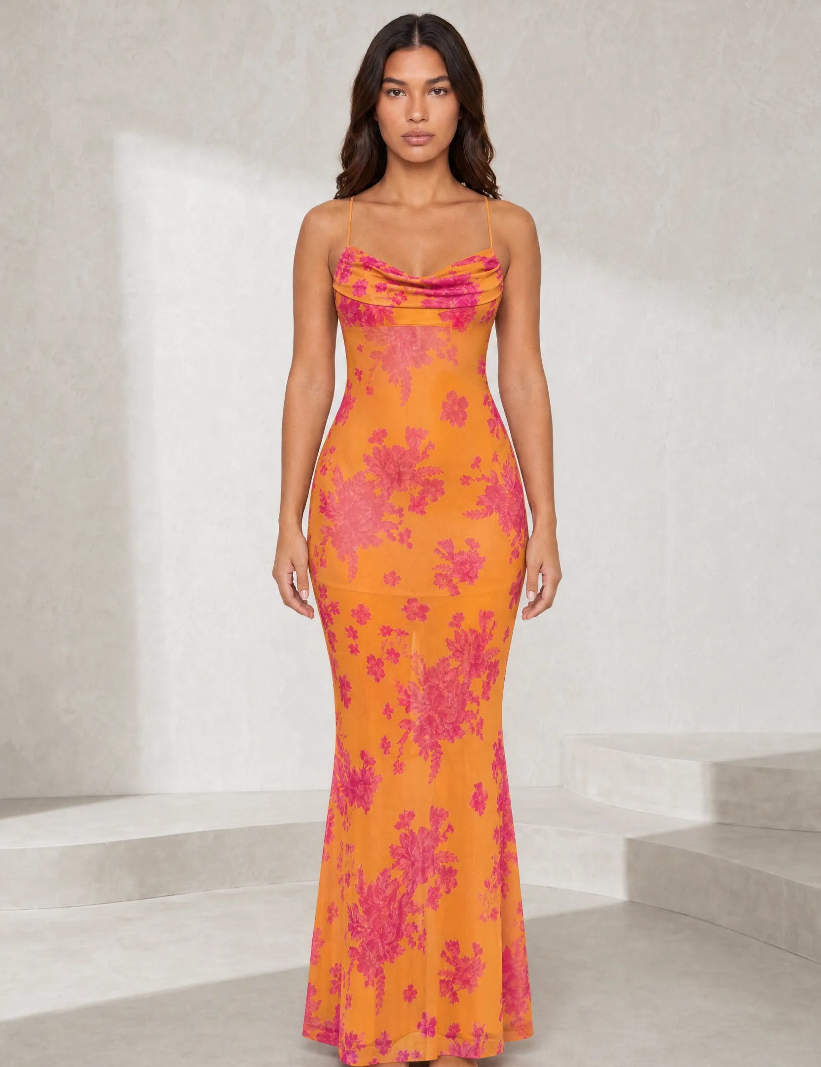 Robe florale dos nu | Lounelle Paris