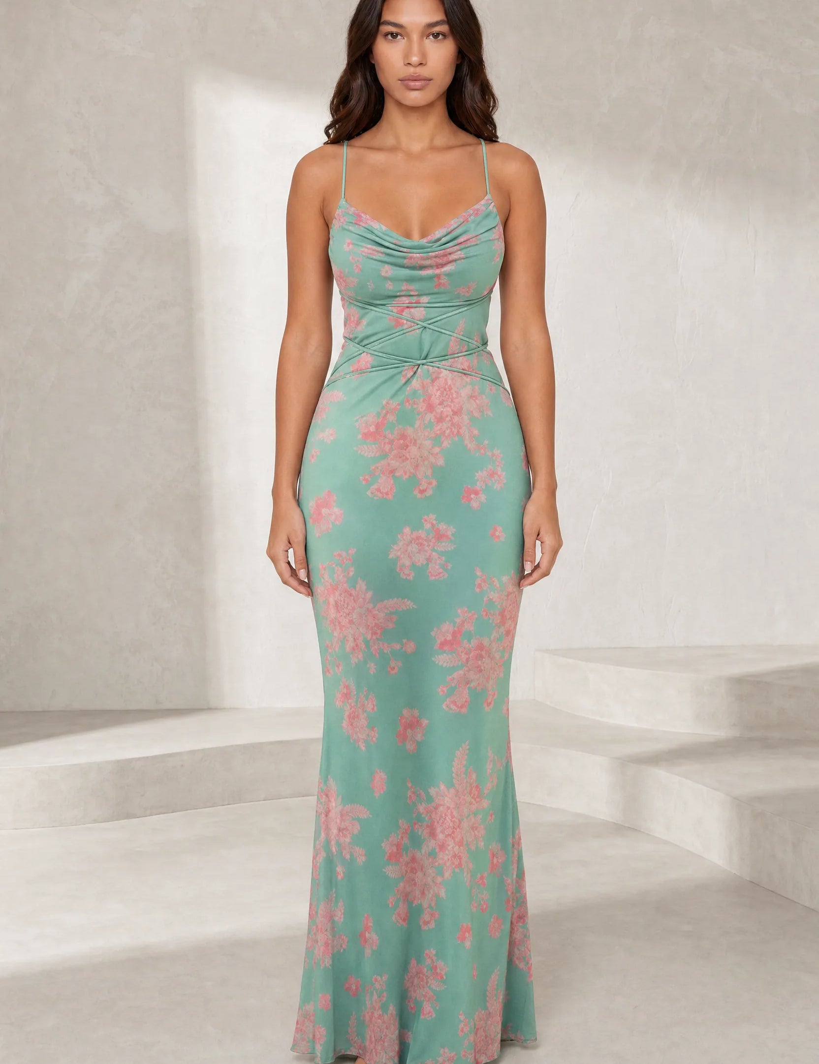 Robe florale dos nu | Lounelle Paris