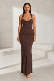 Robe longue col bénitier dos nu | Lounelle Paris