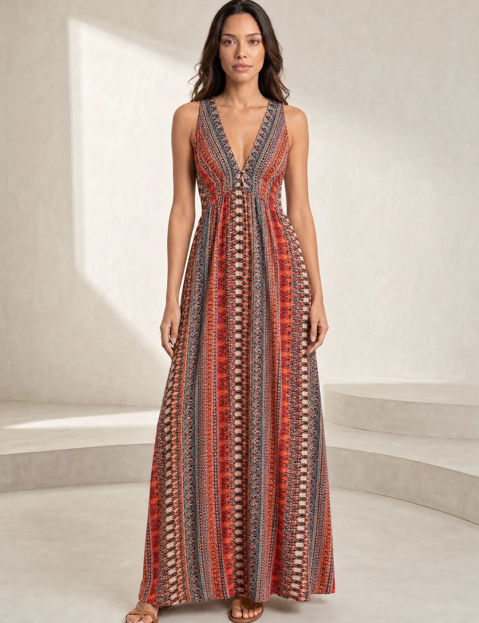 Robe longue fluide dos nu | Lounelle Paris