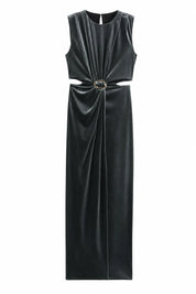 Robe velours sans manches | Lounelle Paris
