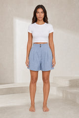 Short taille haute coupe ample