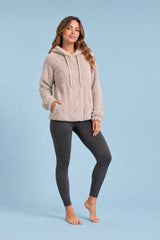 Ruimvallende pluizige hoodie