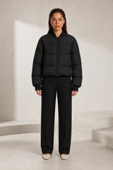Veste matelassée courte col baseball