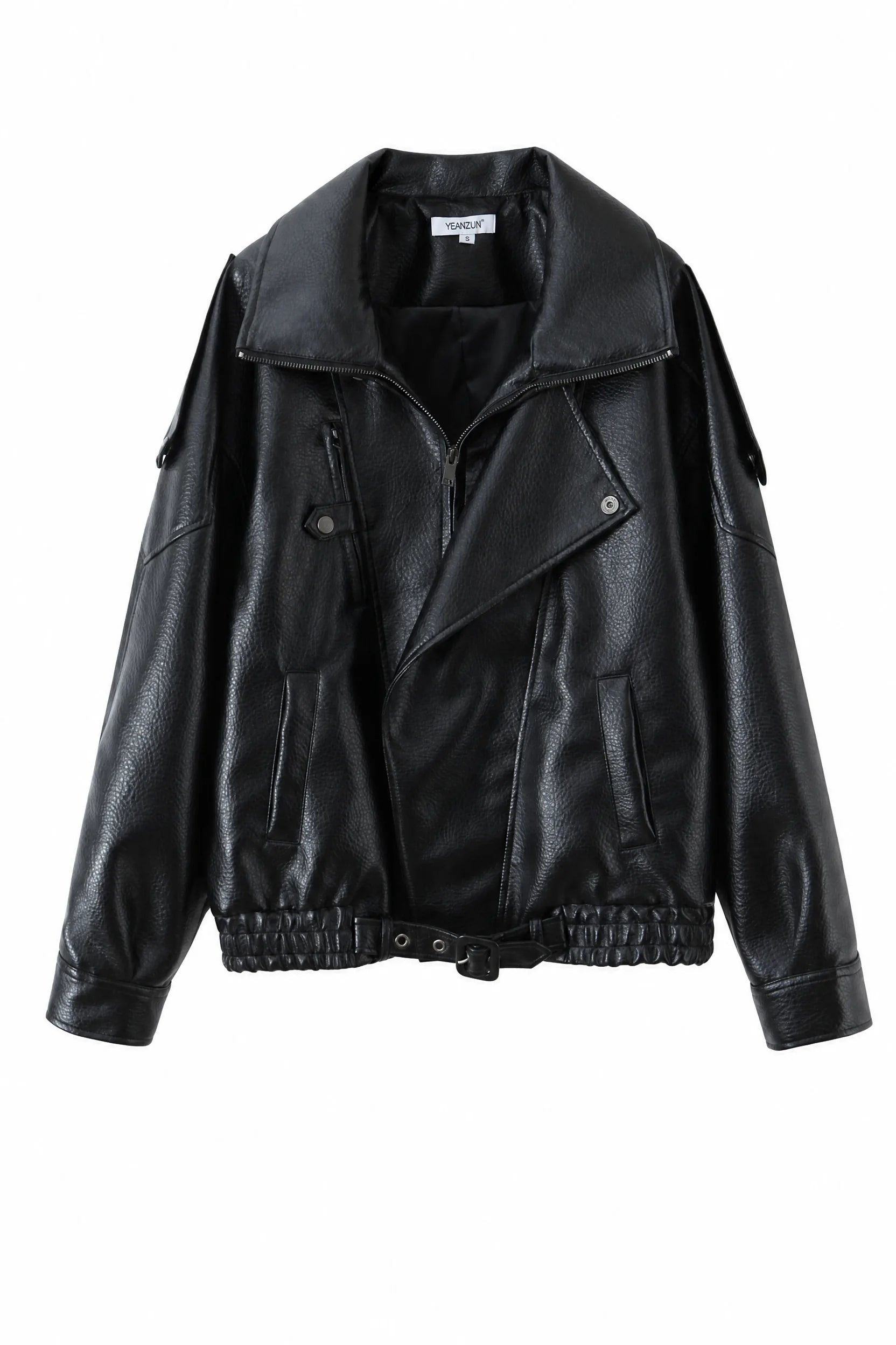 Veste motard ample ceinturée | Lounelle Paris